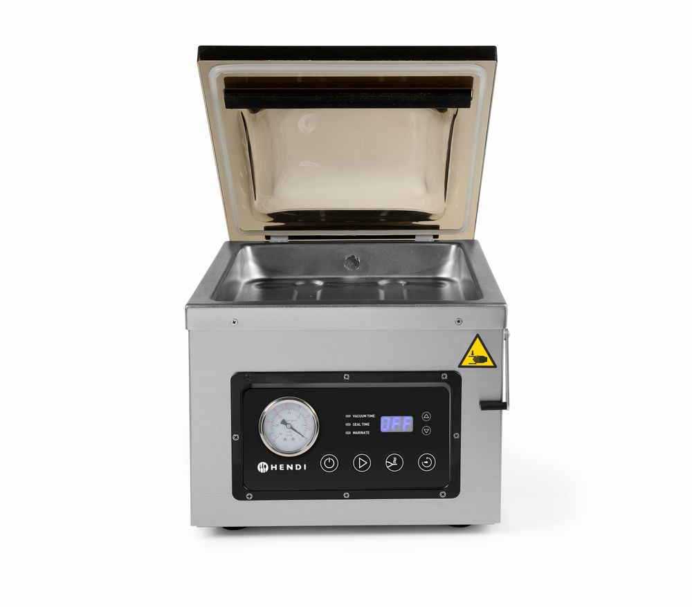 Vakuumkammer-Verpackungsmaschine Profi Line 300, HENDI, Profi Line, Dichtungsband: 300 mm, 230V/950W, 367x425x H 364mm HENDI