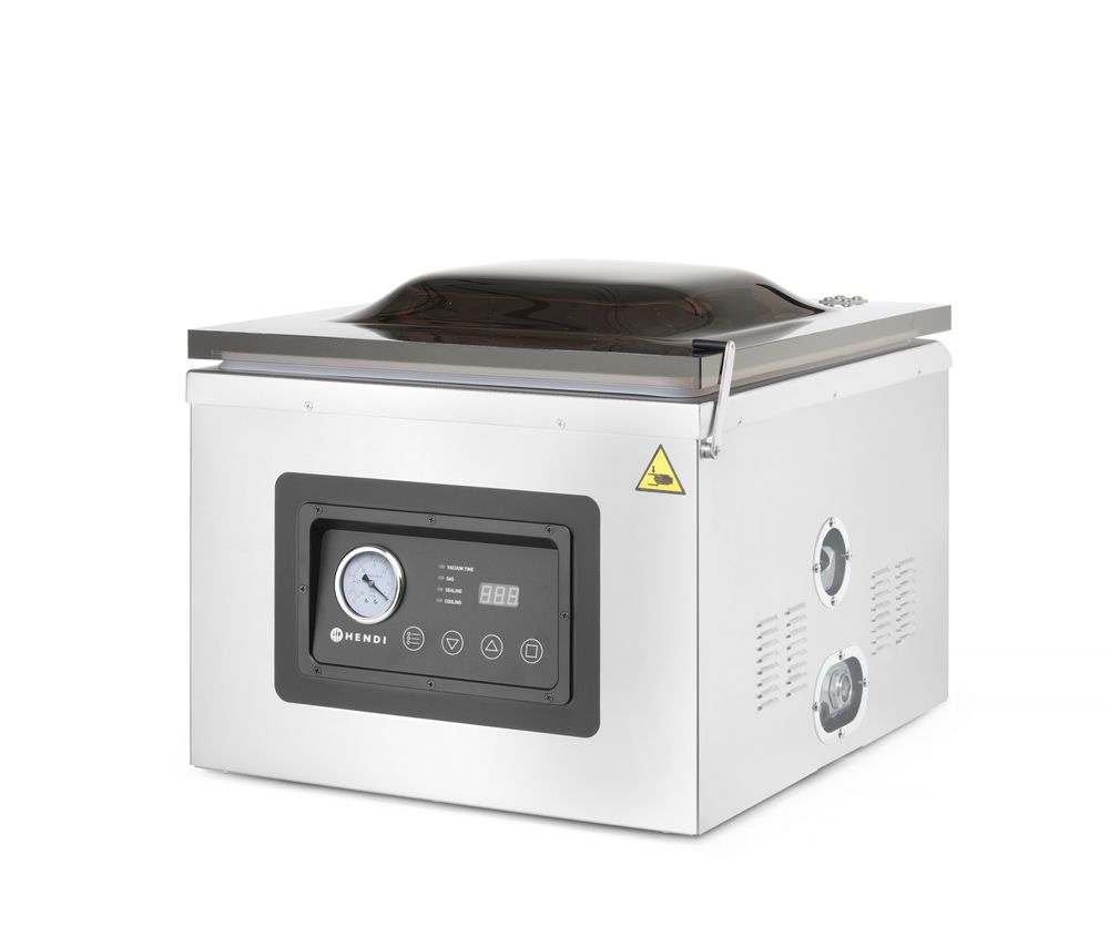 Vakuumkammer-Verpackungsmaschine Profi Line 410, HENDI, Profi Line, Dichtungsband: 410 mm, 230V/1100W, 510x625x H 455mm HENDI