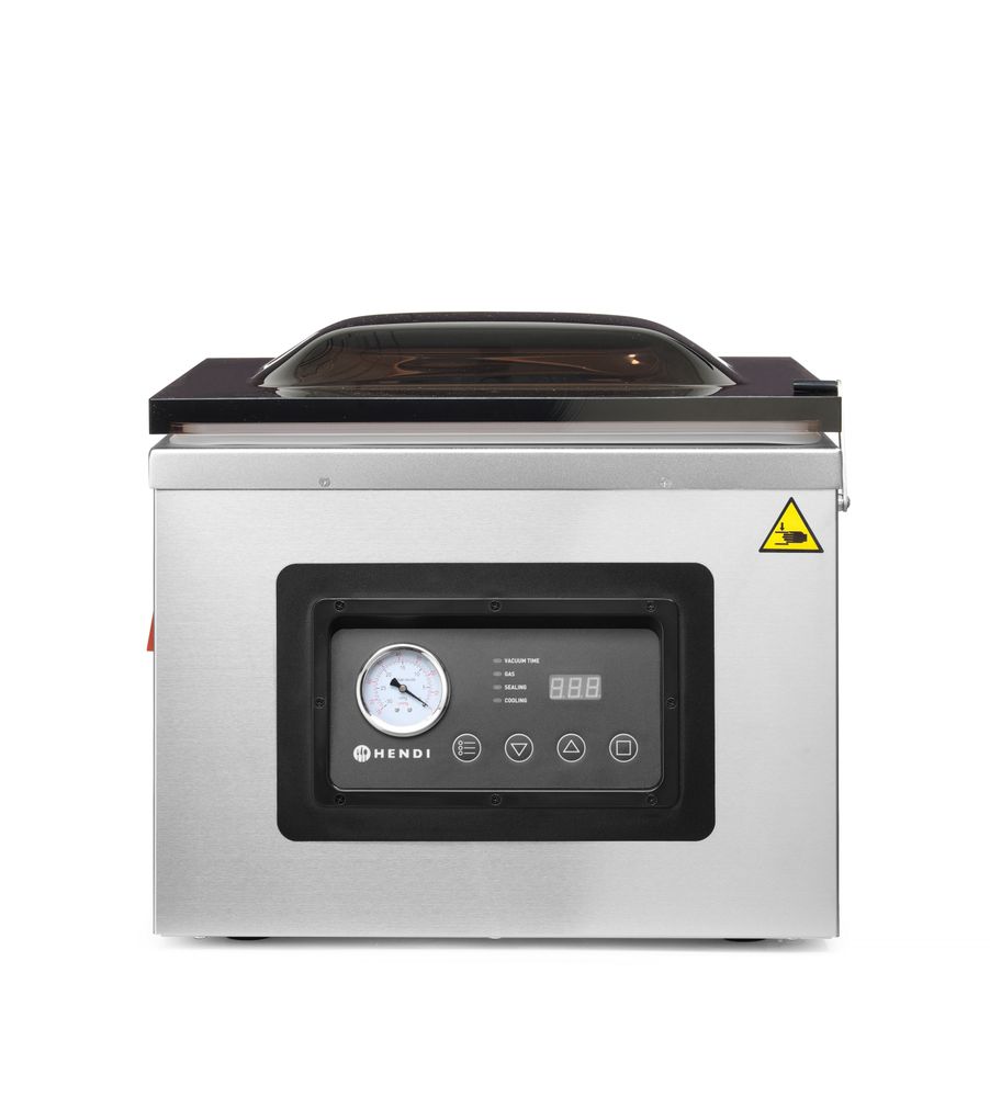 Vakuumkammer-Verpackungsmaschine Profi Line 410, HENDI, Profi Line, Dichtungsband: 410 mm, 230V/1100W, 510x625x H 455mm HENDI