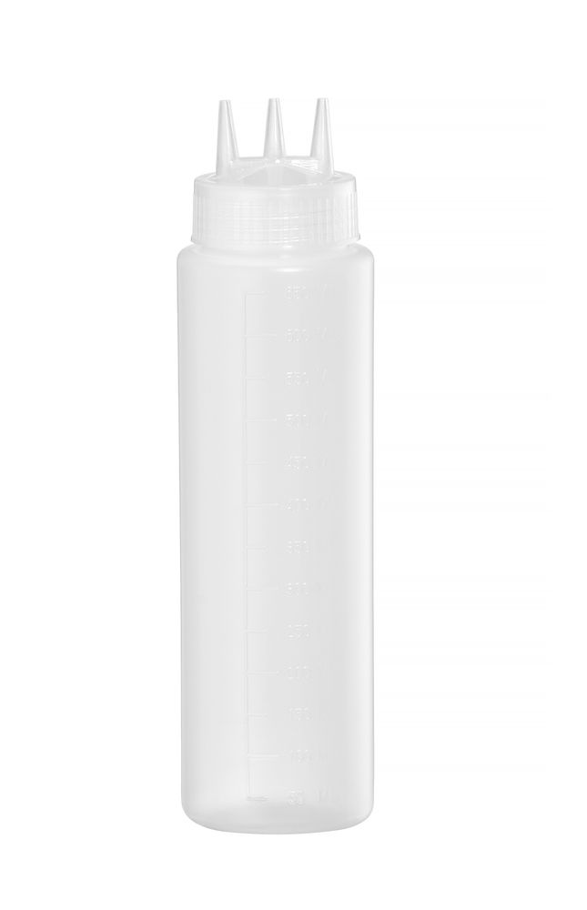 HENDI Flasche für Saucenwärmer 0,65 l – transparent, LDPE