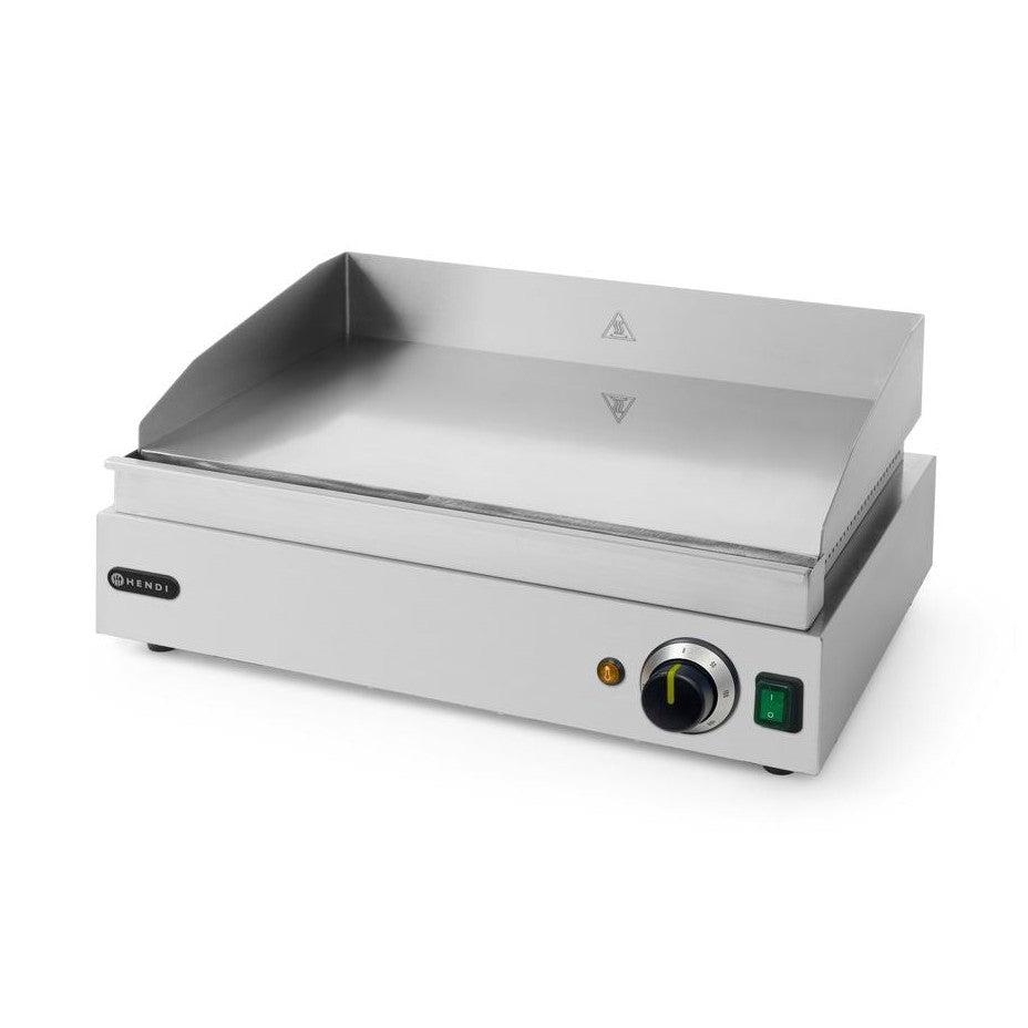 HENDI Grillplatte Profi Line – glatt, 518 × 330 mm, 2400 W HENDI
