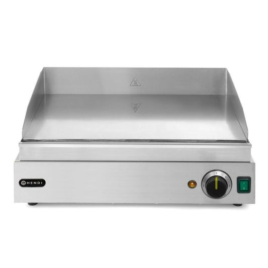 Grillplatte, HENDI, Profi Line, glatte Ausführung, 230V/2400W, 550x455x H 244mm HENDI