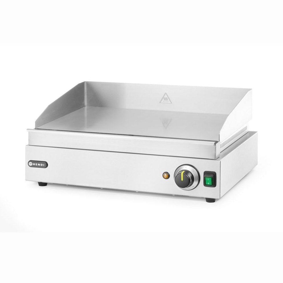 HENDI Grillplatte Profi Line – glatt, 518 × 330 mm, 2400 W HENDI
