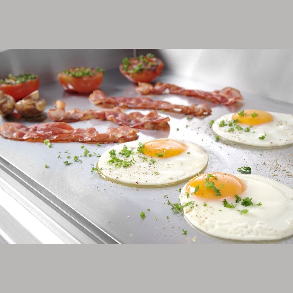 HENDI Grillplatte Profi Line – glatt, 518 × 330 mm, 2400 W HENDI