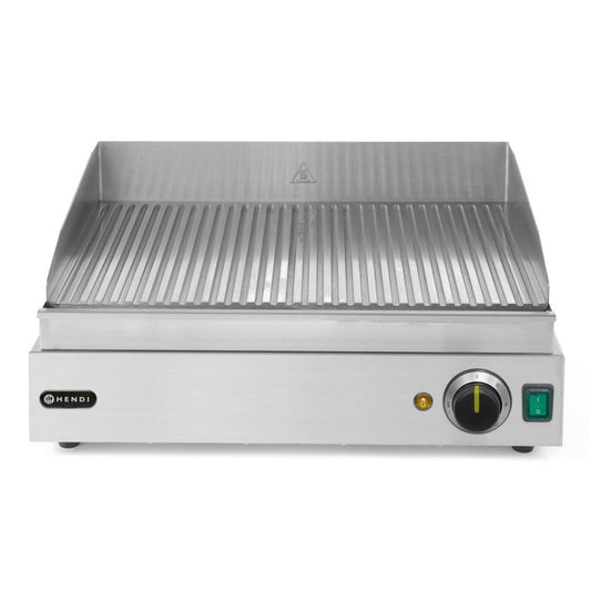Grillplatte, HENDI, Profi Line, gerillte Ausführung, 230V/2400W, 550x435x H 245mm HENDI
