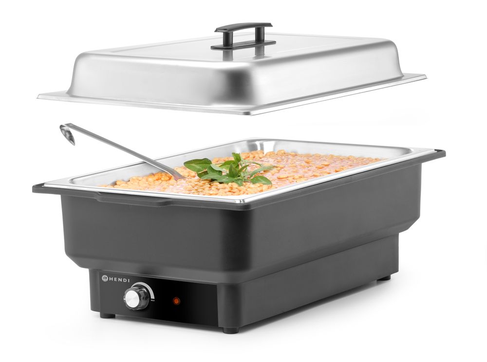 HENDI Chafing Dish Tellano elektrisch GN 1/1 – 9 L, 900 W HENDI