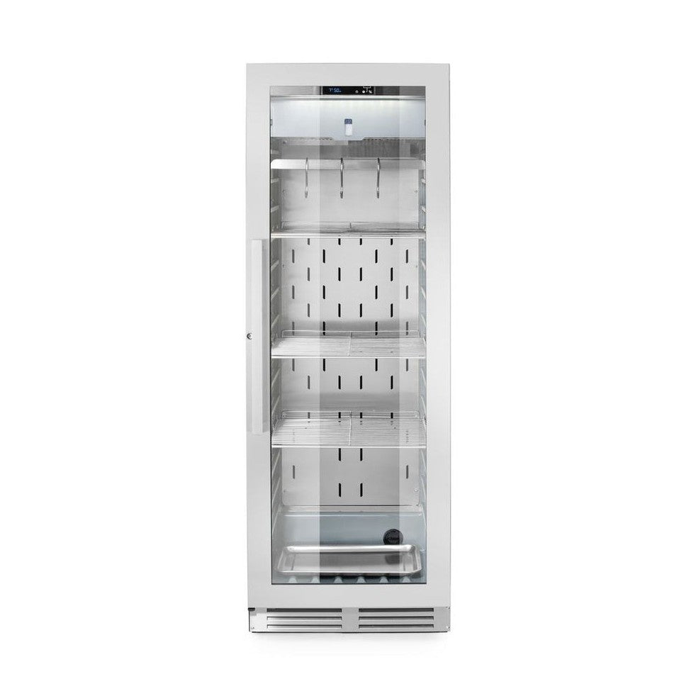 HENDI Fleischreifeschrank 352 L – Glastür, UVC-Lampe, Salzschale HENDI