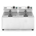 HENDI Fritteuse Profi Line – 2 × 8 L, 7000 W, mit Timer HENDI