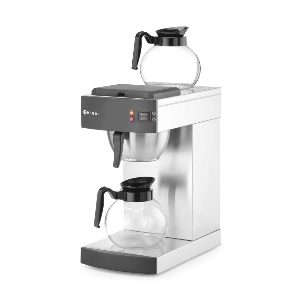 HENDI Filterkaffeemaschine Kitchen Line – 1,8 L, 2 Dekanter HENDI