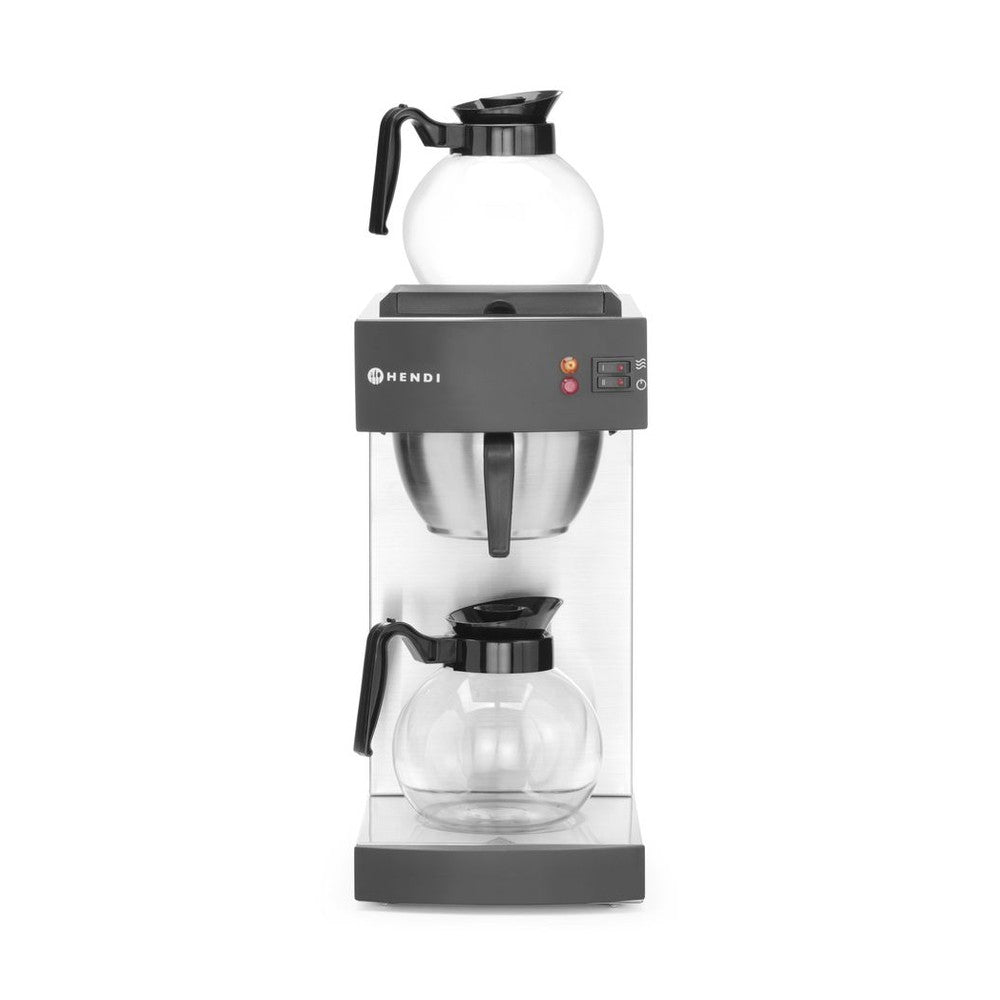 HENDI Filterkaffeemaschine Kitchen Line – 1,8 L, 2 Dekanter HENDI