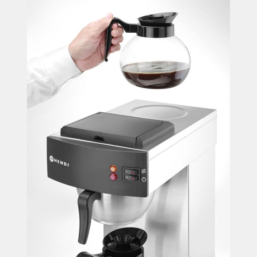HENDI Filterkaffeemaschine Kitchen Line – 1,8 L, 2 Dekanter HENDI