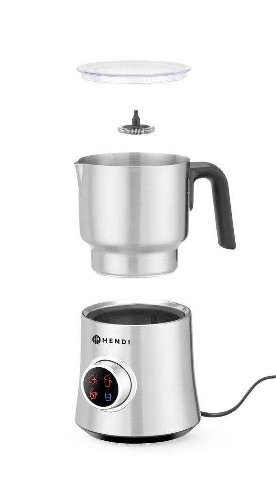 HENDI Milchaufschäumer 0,3 l – Schaum warm und kalt, 500 W