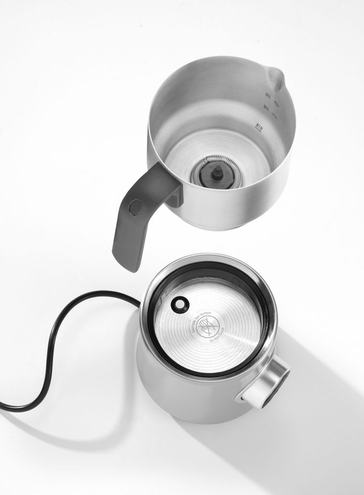 HENDI Milchaufschäumer 0,3 l – Schaum warm und kalt, 500 W