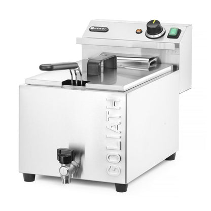 HENDI Fritteuse Goliath 10 L – 10,2 kW, mit Ablasshahn