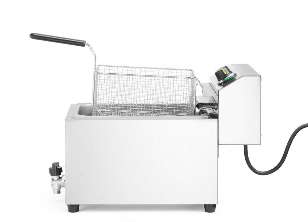 HENDI Fritteuse Goliath 10 L – 10,2 kW, mit Ablasshahn