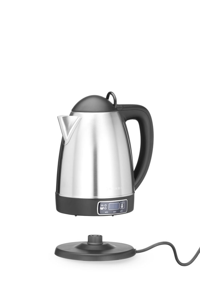 HENDI Wasserkocher kabellos mit Temperaturregelung – 1,8 L, 1800 W