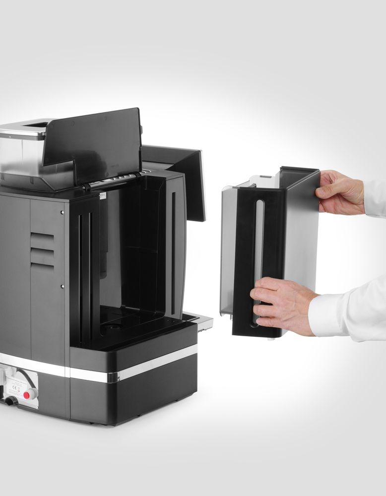 HENDI Kaffeevollautomat – 10"-Touchscreen, 17 Getränke