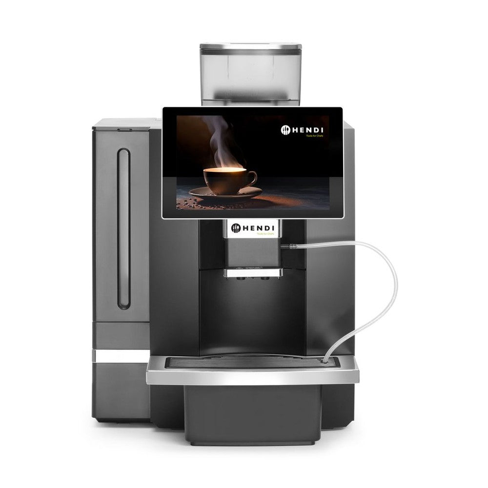HENDI Kaffeevollautomat – 10"-Touchscreen, 17 Getränke