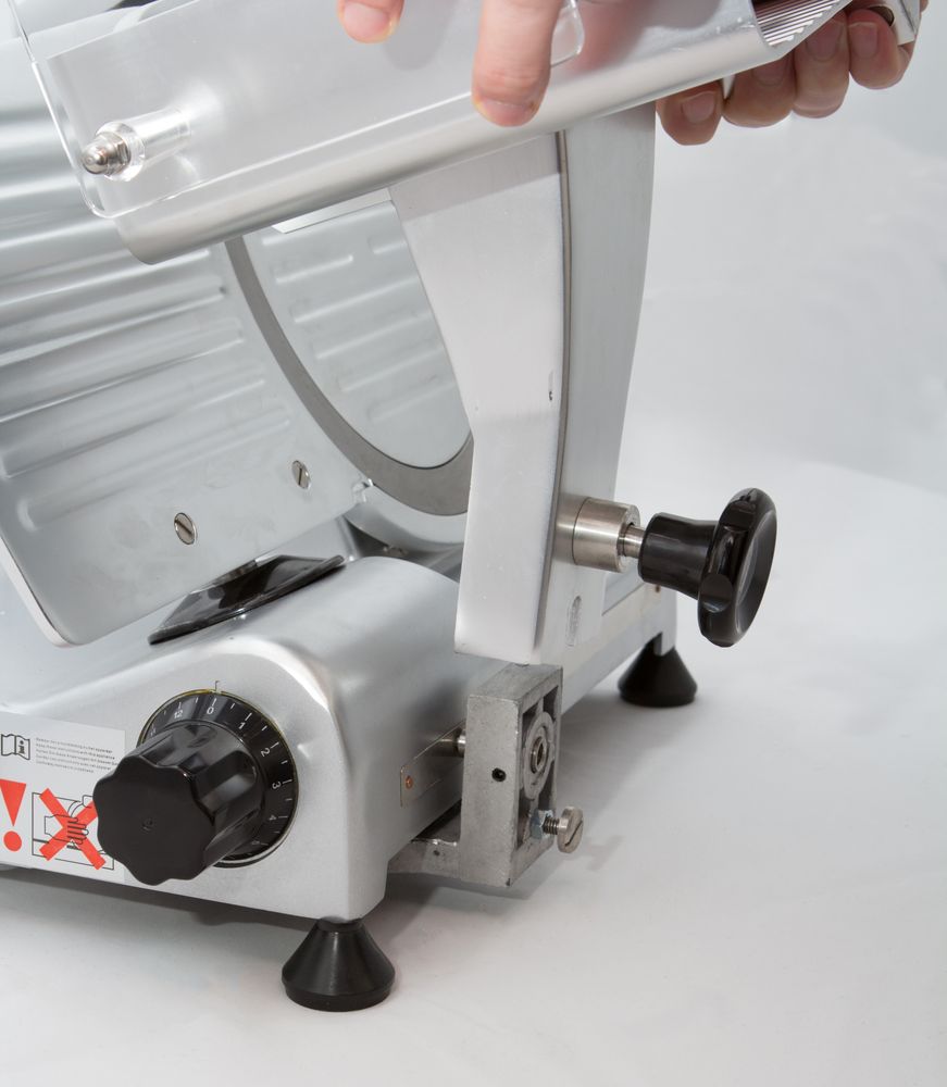 HENDI Aufschnittmaschine Profi Line 250 – Messer Ø 250 mm, 320 W HENDI