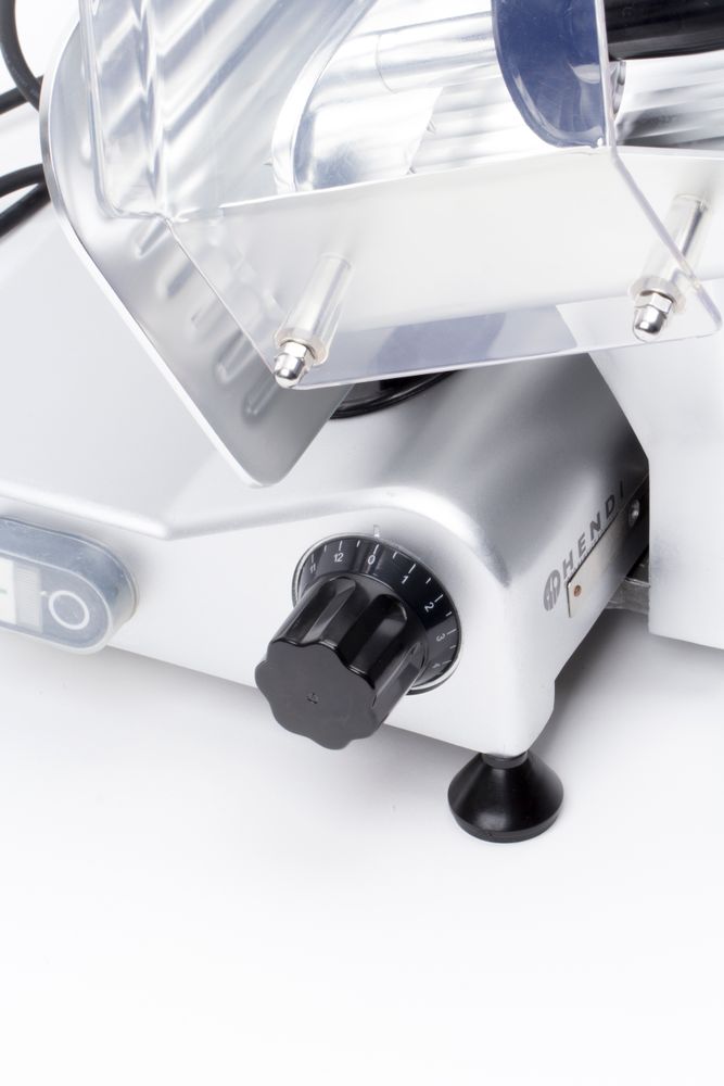 HENDI Aufschnittmaschine Profi Line 195 – Messer Ø 195 mm, 200 W HENDI