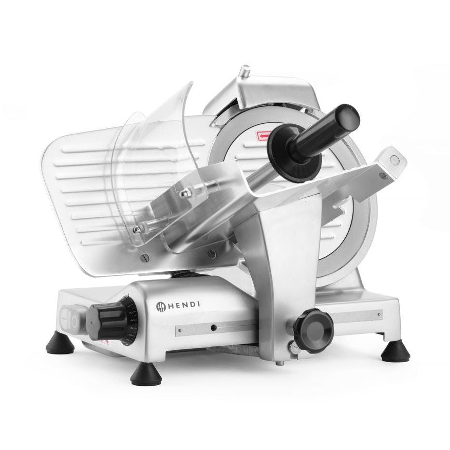 HENDI Aufschnittmaschine Profi Line 220 – Messer Ø 220 mm, 280 W HENDI