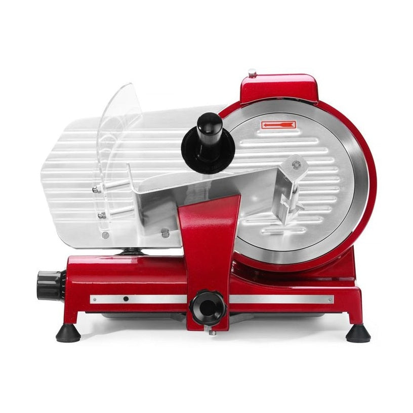 HENDI Aufschnittmaschine Profi Line 250 Rot – Messer Ø 250 mm, 320 W HENDI