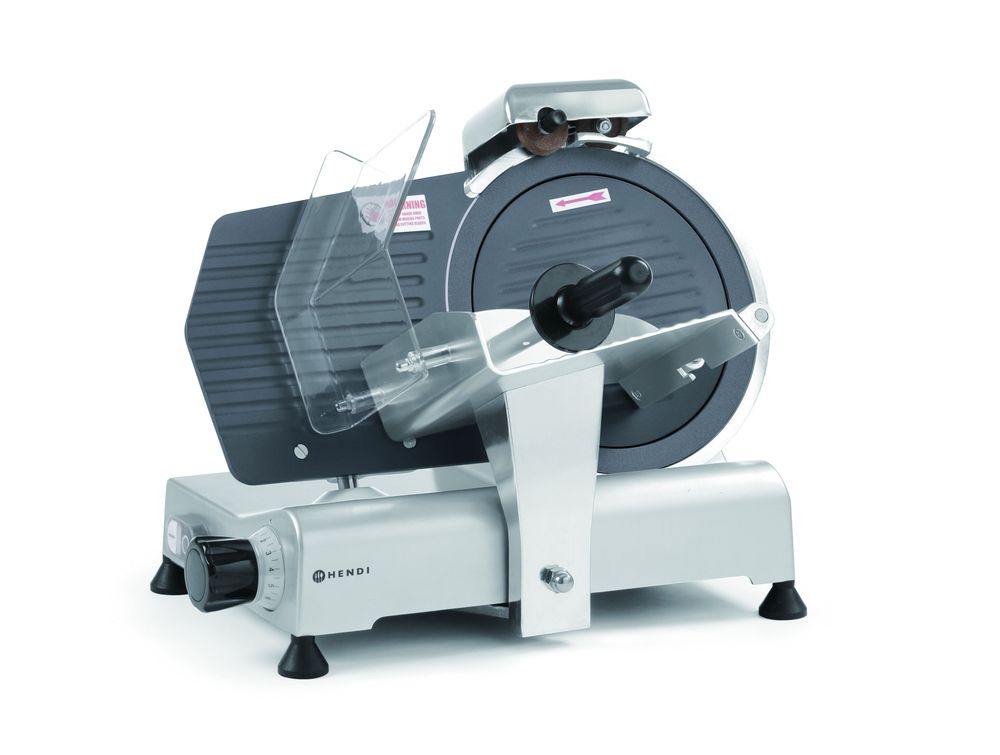 HENDI Aufschnittmaschine Kitchen Line 250 – antihaftbeschichtete Klinge