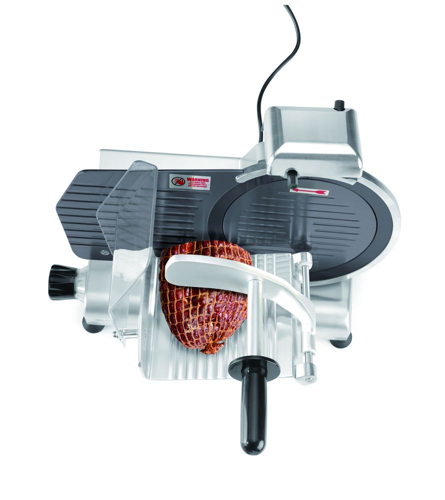 HENDI Aufschnittmaschine Kitchen Line 250 – antihaftbeschichtete Klinge