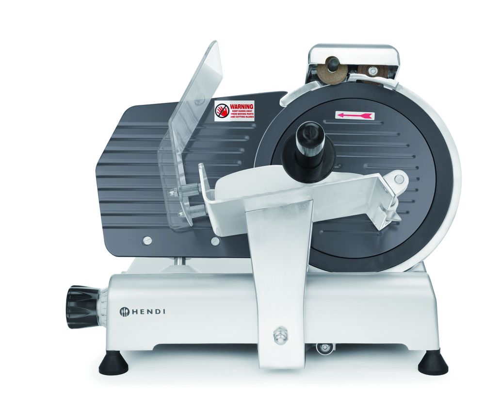 HENDI Aufschnittmaschine Kitchen Line 250 – antihaftbeschichtete Klinge