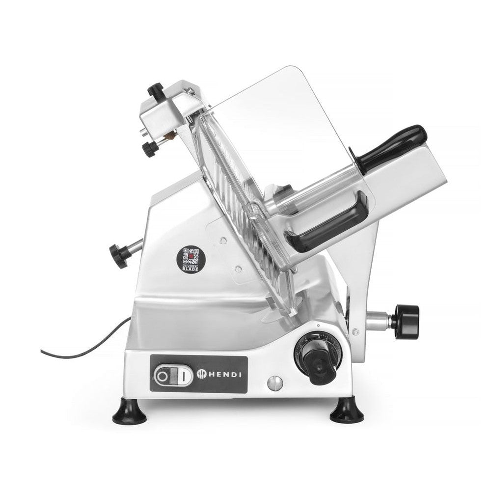 HENDI Aufschnittmaschine 300 – Made in Italy, 0–16 mm, 250 W