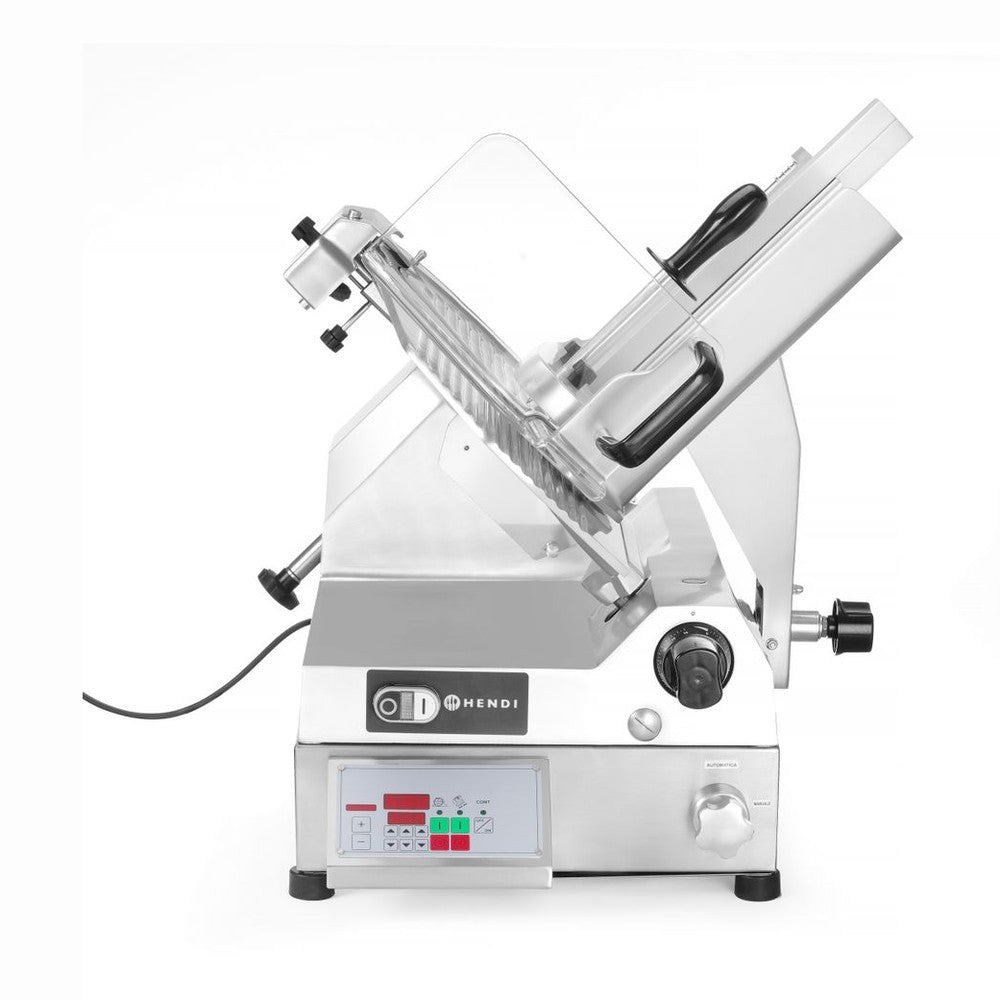 HENDI Aufschnittmaschine automatisch 350 – Made in Italy, 370 W
