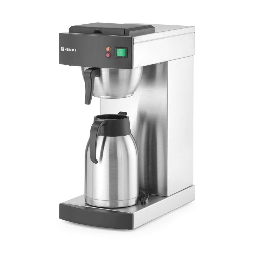 HENDI Filterkaffeemaschine 2 l – Edelstahl, 1400 W