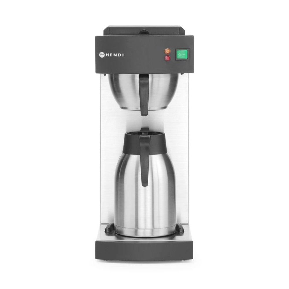 HENDI Filterkaffeemaschine 2 l – Edelstahl, 1400 W