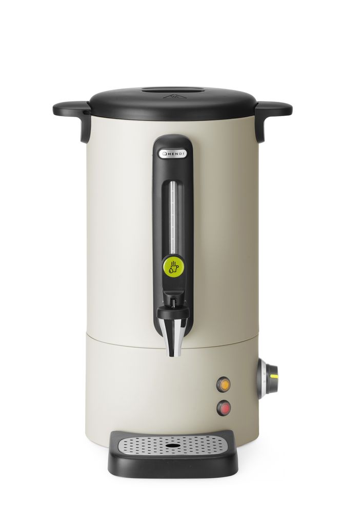 HENDI Heissgetränkekessel UNIQ 9 l Cremeweiss – 950 W, 30–100 °C