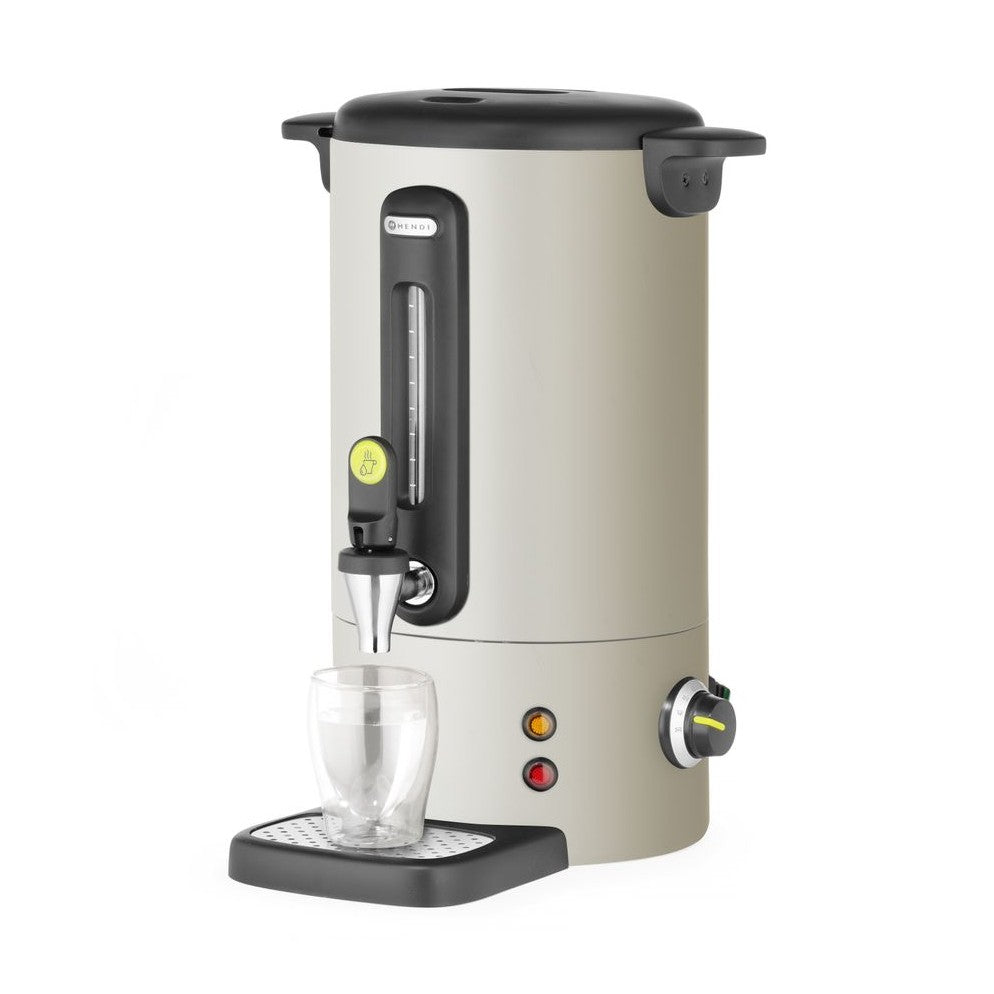 HENDI Heissgetränkekessel UNIQ 9 l Cremeweiss – 950 W, 30–100 °C