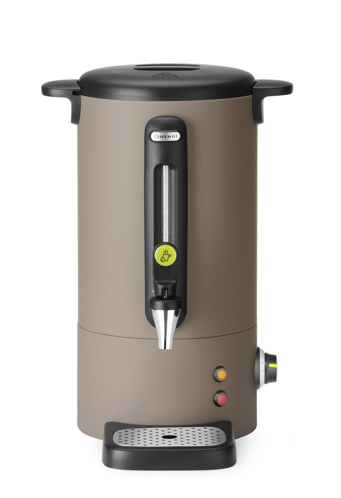 HENDI Heissgetränkekessel UNIQ 9 l Taupe – 950 W, 30–100 °C