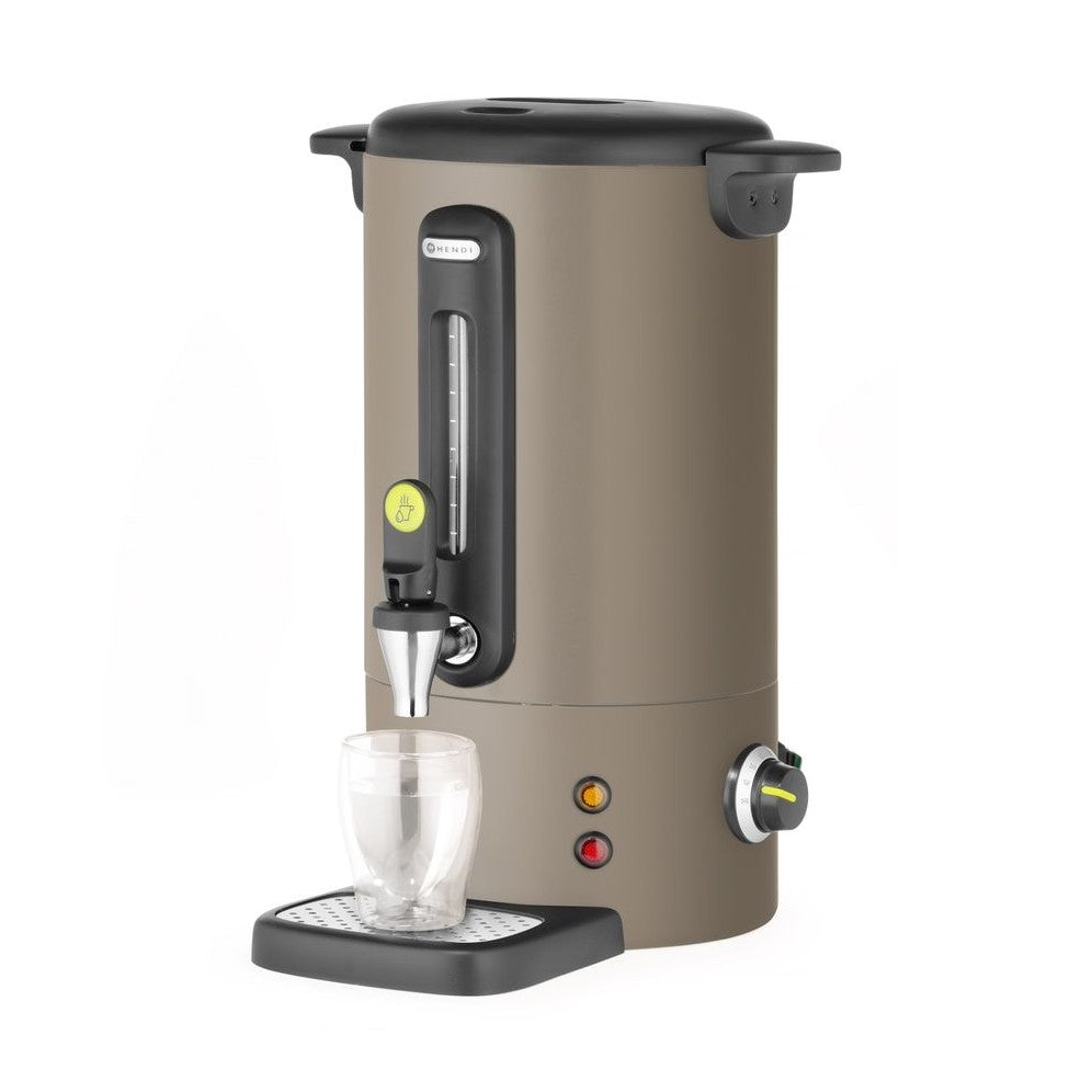 HENDI Heissgetränkekessel UNIQ 9 l Taupe – 950 W, 30–100 °C