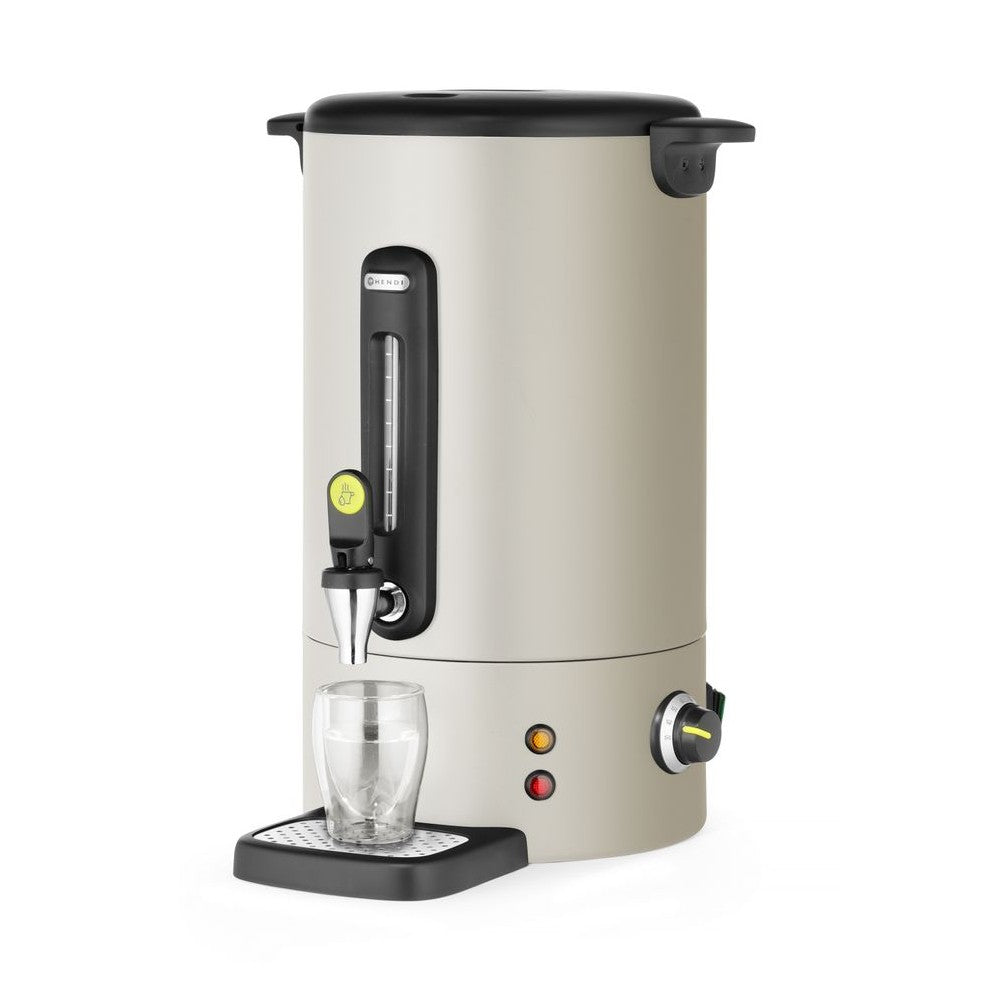 HENDI Heissgetränkekessel UNIQ 16 l Cremeweiss – 1650 W, 30–100 °C