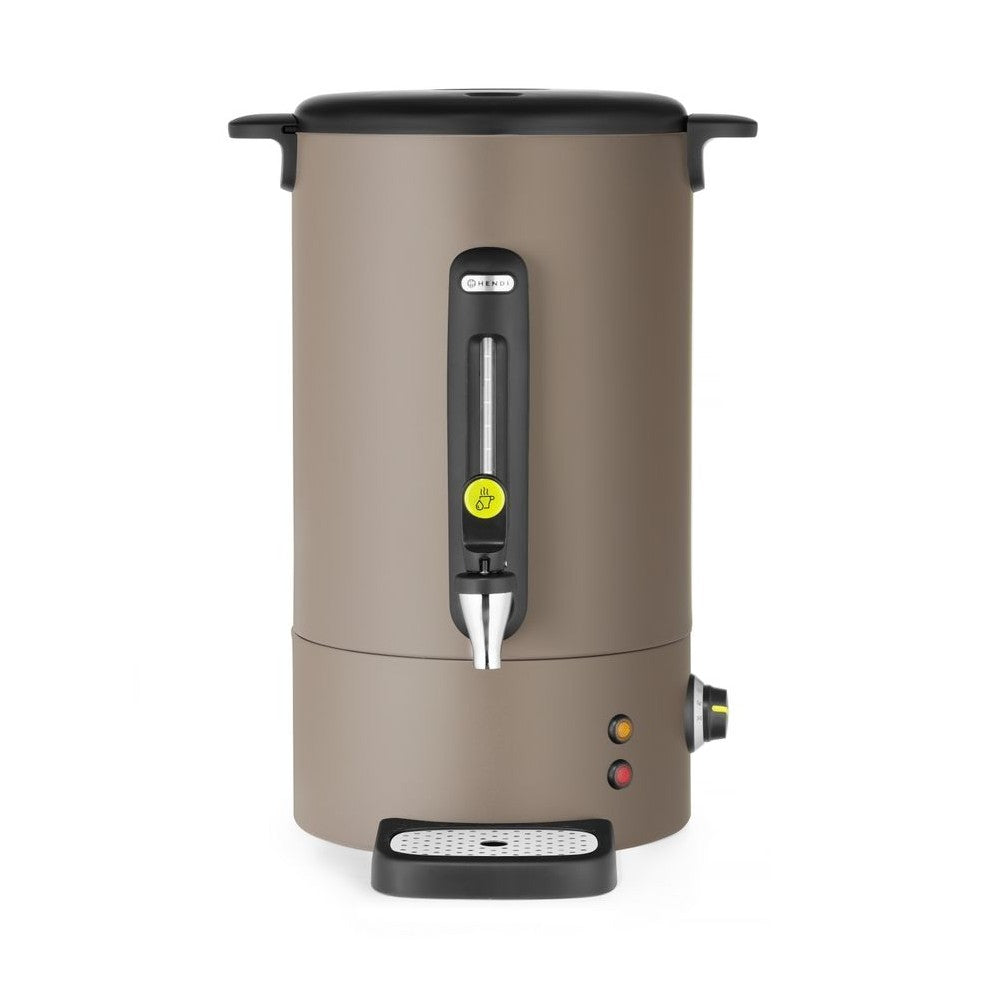 HENDI Heissgetränkekessel UNIQ 16 l Taupe – 1650 W, 30–100 °C