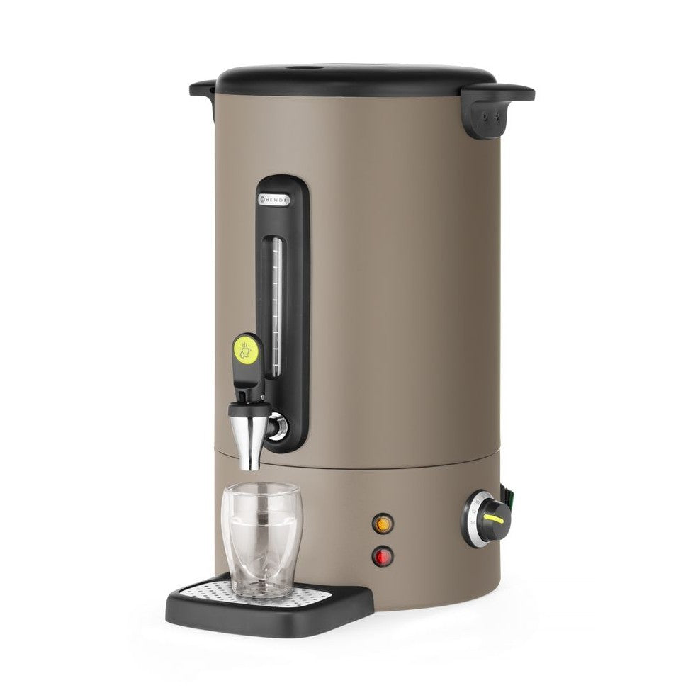 HENDI Heissgetränkekessel UNIQ 16 l Taupe – 1650 W, 30–100 °C