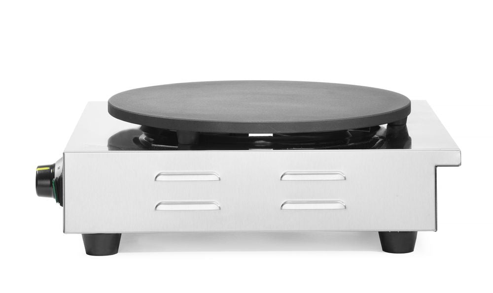 HENDI Crêpe-Platte – Ø 400 mm, 3000 W, Gusseisen HENDI