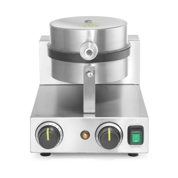 HENDI Waffeleisen rund – Ø 190 mm, 1000 W HENDI