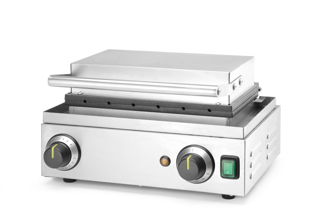 HENDI Waffeleisen «Corn Dog» – 6 Stück, 1550 W HENDI
