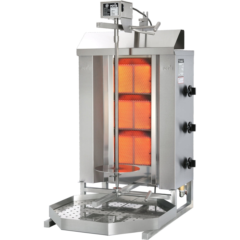 Gas-Gyrosgrill 40 kg Flüssiggas Bartscher