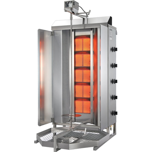 Gas-Gyrosgrill 120 kg Erdgas Bartscher