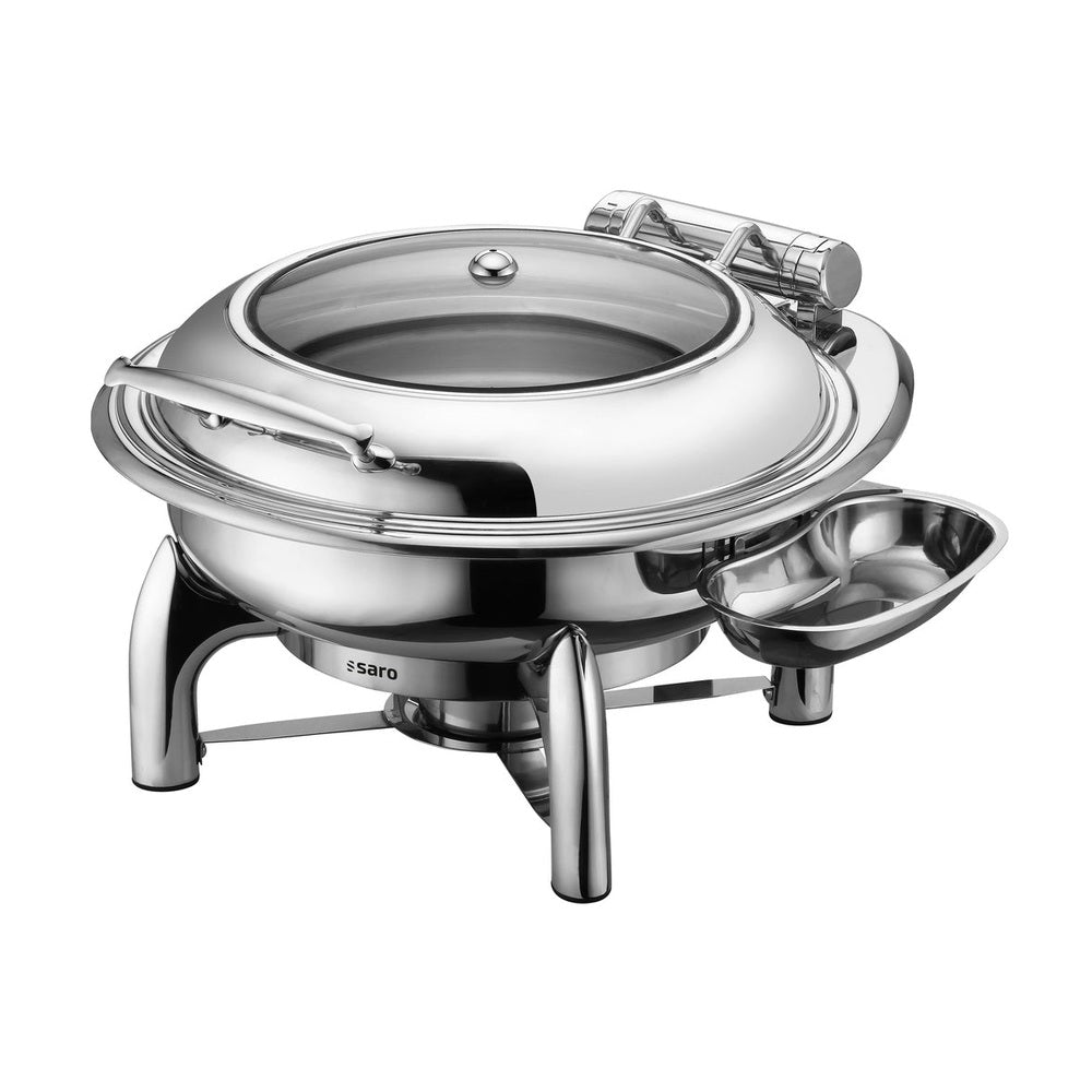 SARO Chafing Dish, rund, Behälter induktionsgeeignet, Modell JESSIE SARO