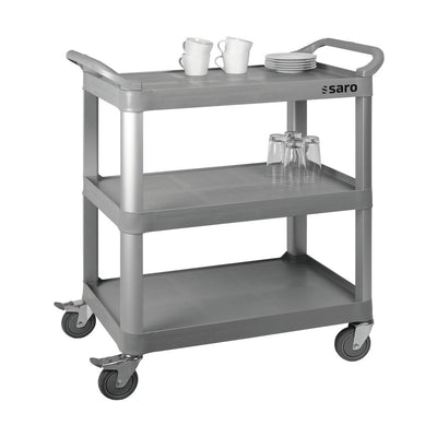 SARO Service Cart ZENJA – 3 Shelves, Plastic/Light Metal, 100 kg