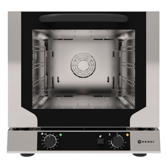 Konvektionsofen kompakt mit Beschwadung, HENDI, Evolution, 220-240V/3100W, 590x709x H 589mm HENDI