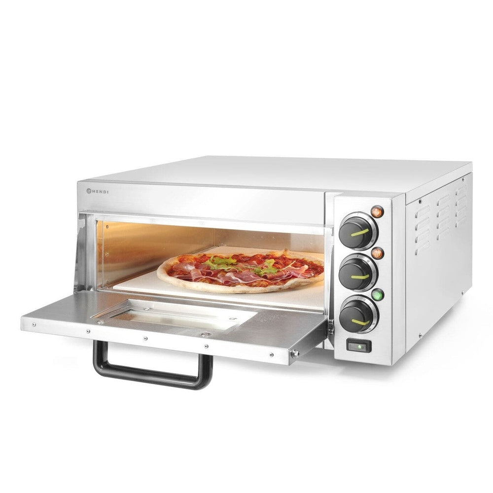 Pizzaofen kompakt, HENDI, Silber, 230V/2000W, 580x560x H 275mm HENDI