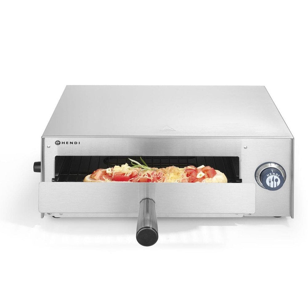 HENDI Pizzaofen – Pizzen bis Ø 30 cm, 1450 W, Timer 15 Min. HENDI